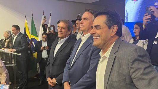 Valdemar, Bolsonaro e Domingos Sávio estiveram juntos em BH na semana passada