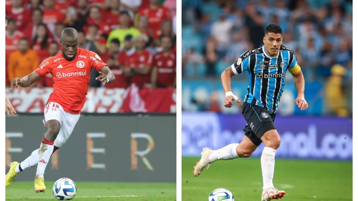 Inter x Grêmio estão escalados para o Gre-Nal 440 no Brasileirão; veja times