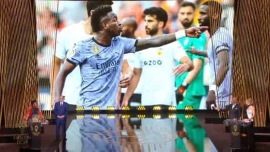 Valencia repudiou imagem que mostrava ofensas a Vini Jr