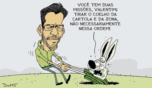 Charge do Duke: Alberto Valentim chega ao América com missões