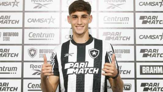 Valentín Adamo, centroavante de 21 anos e 1,93m, é o novo reforço uruguaio do Botafogo