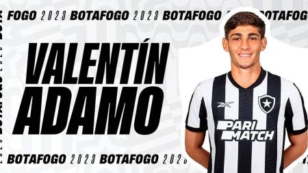 Valentín Adamo é o terceiro reforço do Botafogo nesta janela de transferências