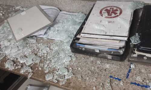 suspeito quebrou vidros na upa norte na terça-feira (17) em Juiz de Fora
