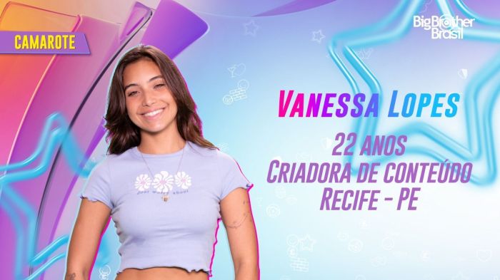Vanessa Lopes é confirmada no Camarote do BBB 24