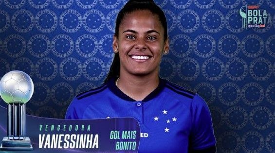 Bola de Prata: gol de Vanessinha, do Cruzeiro, é eleito o mais bonito do Brasileiro Feminino