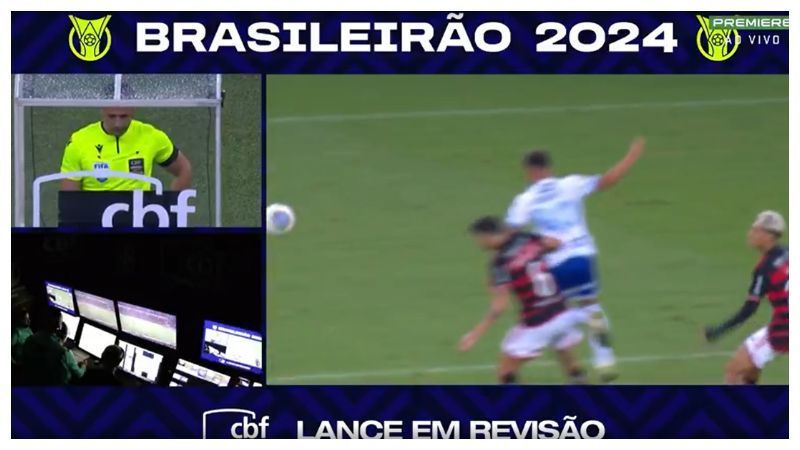 CBF divulga áudio do VAR após pênalti anulado em Flamengo x Cruzeiro