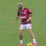 Flamengo: Com nariz fraturado por Gerson, Varela aparece de máscara antes da semi