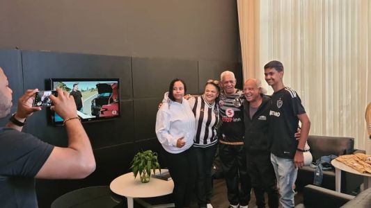 Vários ídolos do Galo estiveram presentes