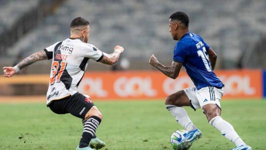 Vasco empatou com o Cruzeiro por 2 a 2, no Mineirão