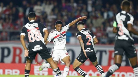Vasco fará o jogo do segundo turno contra o São Paulo, em Brasília, no dia 7 de outubro
