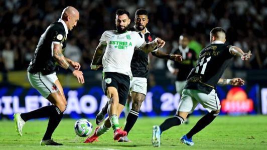 Vasco venceu o América no final da partida
