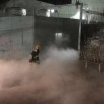 Bombeiros atendem ocorrência de vazamento de gás nitrogênio no Hospital Evangélico 