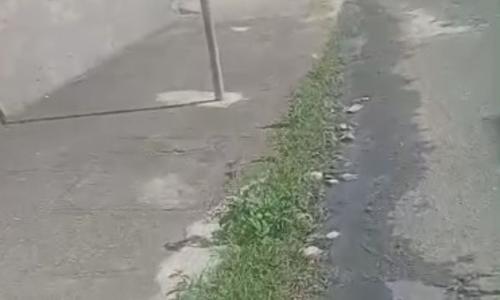 vazamento esgoto do bairro ceramica juiz de fora