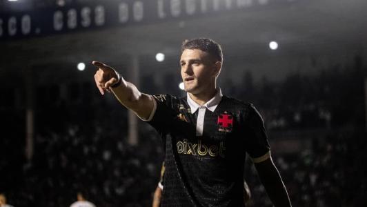 Vegetti soma nove gols pelo Vasco em 16 jogos