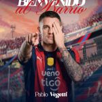 Vasco posta mensagem de despedida para Vegetti, negociado com o Cerro Porteño