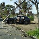 Motorista foge após bater Porsche de meio milhão em poste no Belvedere, em BH