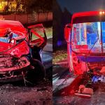 BR-040: batida entre ônibus e carro de passeio deixa uma pessoa morta em MG