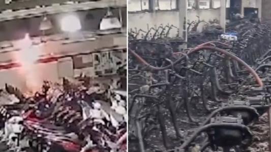 Veículos ficaram completamente destruídos
