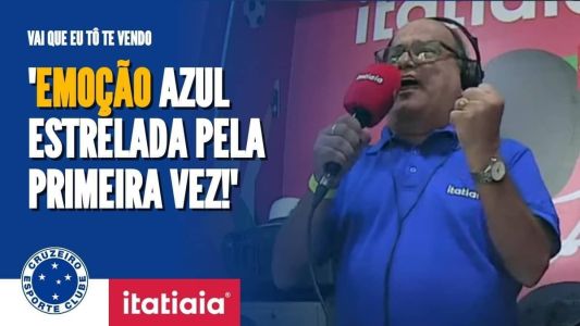 Veja a narração de Pequetito no gol do Cruzeiro
