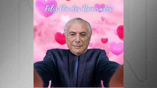 Veja como Temer desejou feliz Dia dos Namorados no Instagram.
