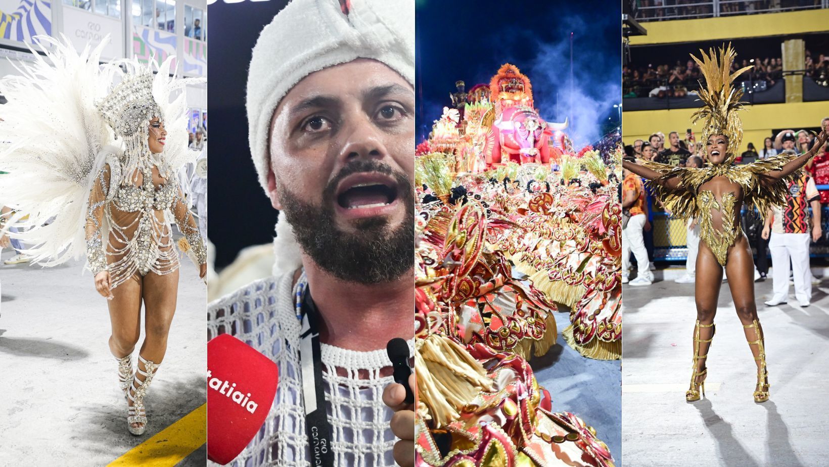 Falhas no som, enredos afro e tradicional arrastão; veja fotos do Carnaval no RJ