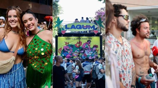 Veja fotos do desfile do bloco ‘Lagum na Avenida’, no Funcionários, em BH