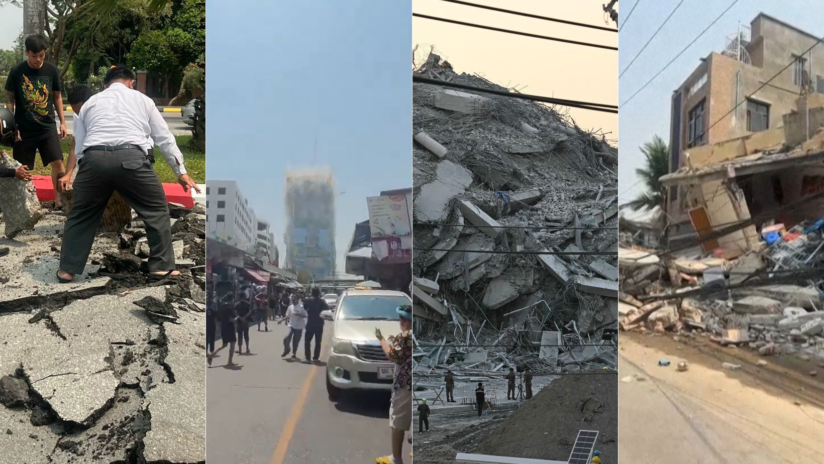 Veja fotos e estragos causados por terremoto em Mianmar que deixou mortos e feridos