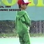 Imagens de Djokovic jogando tênis aos quatro anos viralizam; veja vídeo