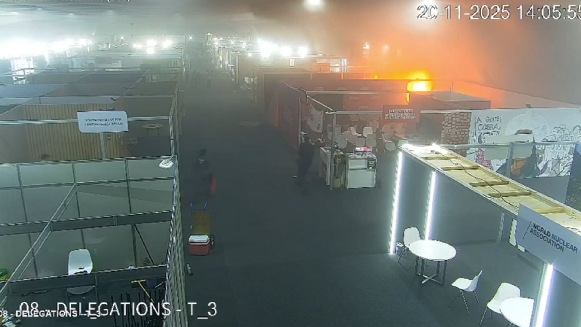 Polícia Federal investiga causa do incêndio que atingiu área de negociações da COP 30