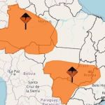 Dez estados e o Distrito Federal estão sob alerta de temporal de até 100 mm