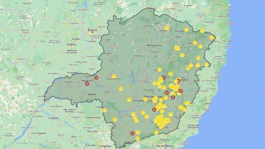 Veja os pontos interditados neste sábado (14) no mapa