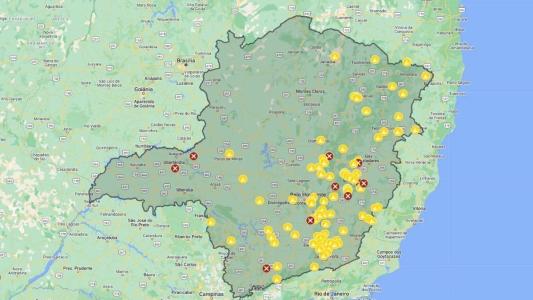 Veja os pontos interditados neste sábado (14) no mapa