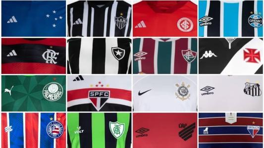 Veja os preços das camisas de todos os clubes da Série A