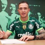 Veja primeiras fotos de Aníbal Moreno com a camisa do Palmeiras