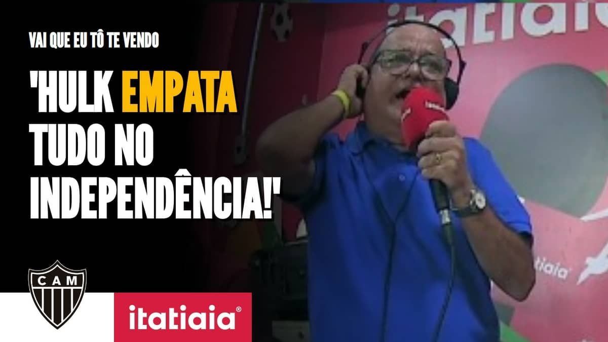 Confira a reação de Pequetito com o gol de empate do Atlético no clássico