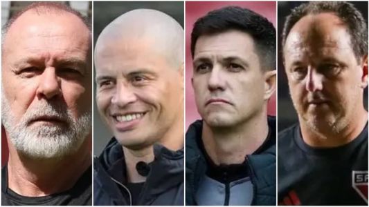 Veja treinadores brasileiros livres no mercado neste momento