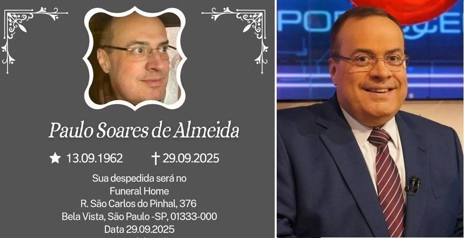 Velório de Paulo Soares, o 'Amigão', acontece na tarde desta segunda (29) em SP