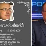 Velório de Paulo Soares, o 'Amigão', acontece na tarde desta segunda (29) em SP