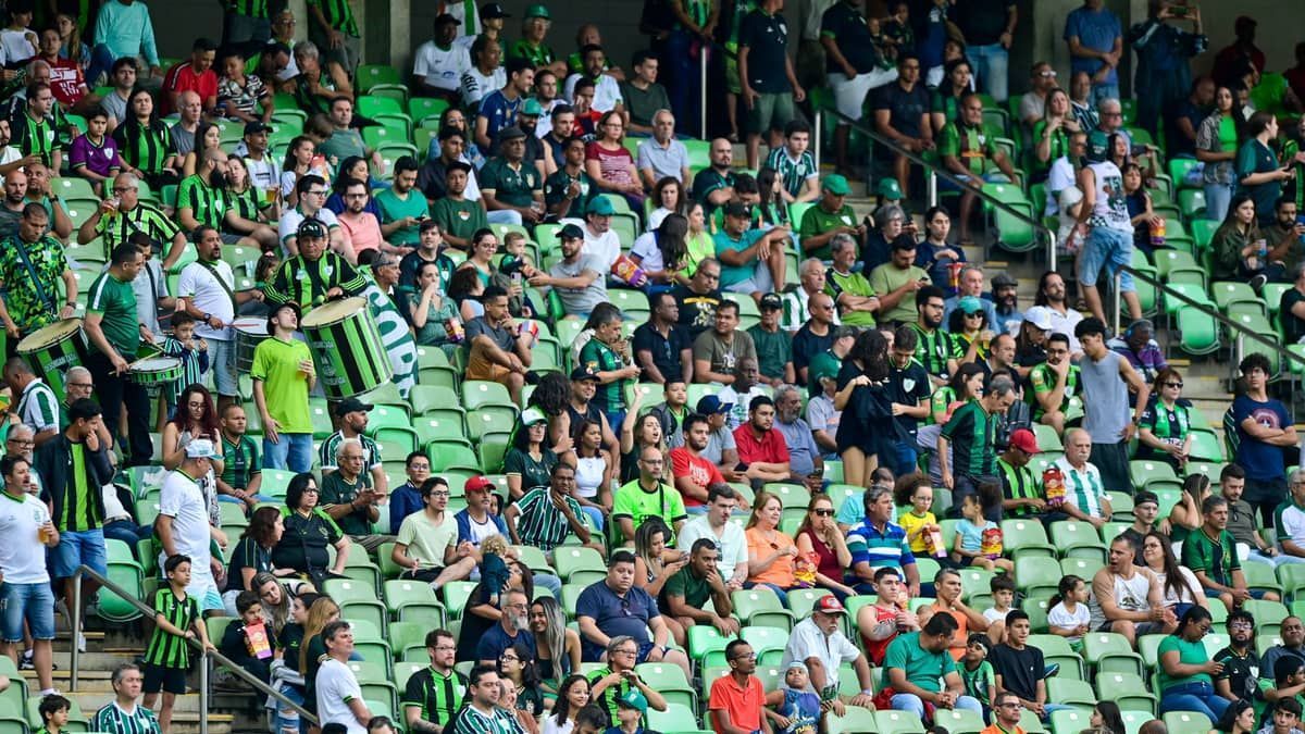 América abre venda de ingressos para jogo com o Fortaleza na Sul-Americana
