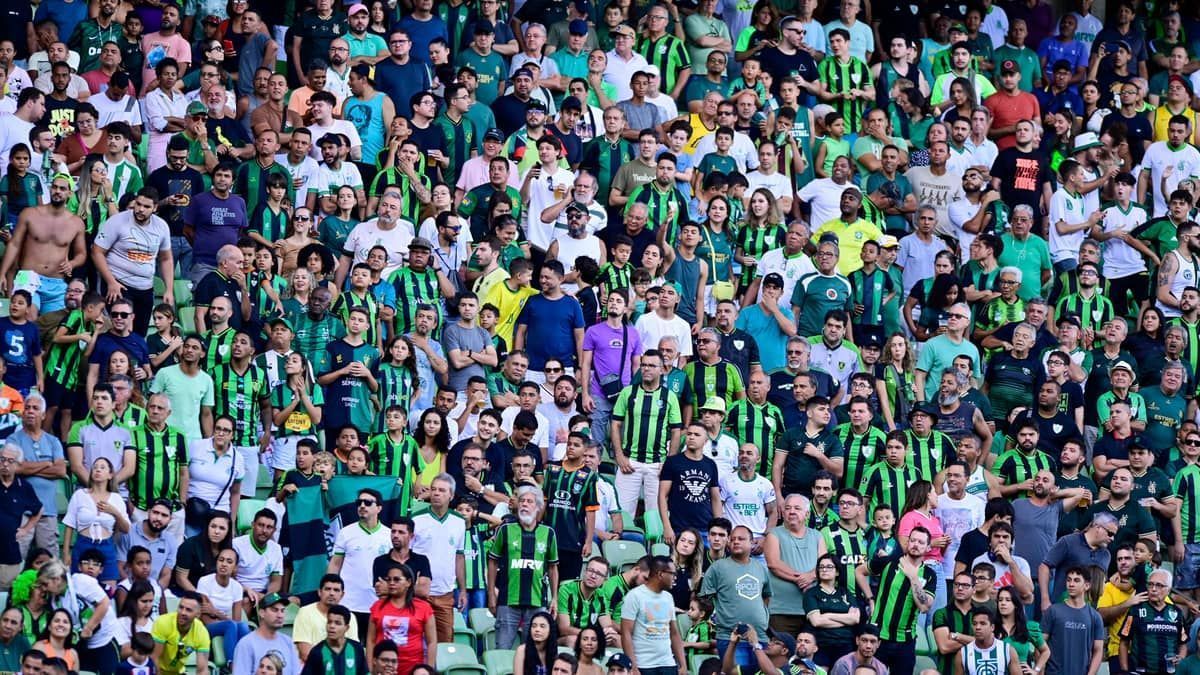 América inicia venda de ingressos para jogo contra o Cuiabá pelo Brasileirão