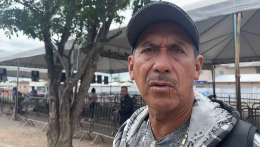 David Camero vive no Brasil há nove anos e foi á fronteira com a Venezuela receber o sobrinho