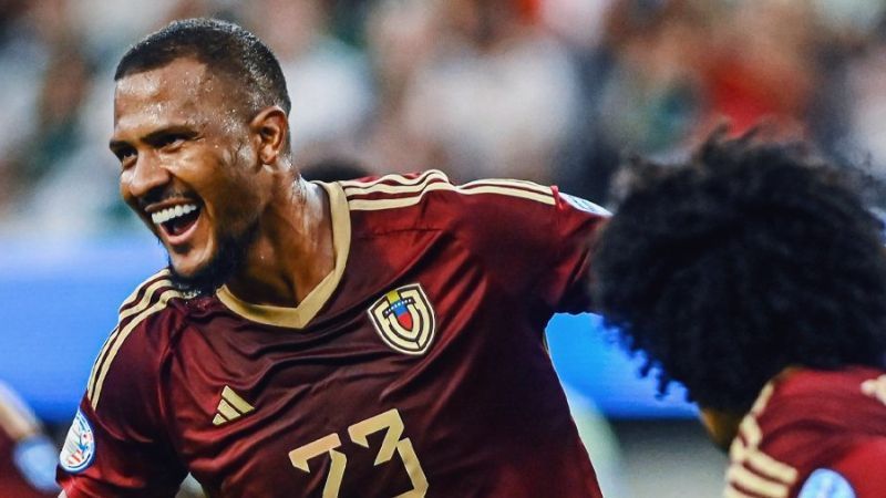 Venezuela bate o México e se classifica às quartas da Copa América
