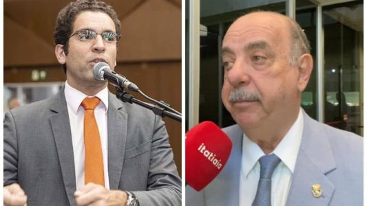 Vereador Braulio Lara (Novo) e prefeito de Belo Horizonte, Fuad Noman (PSD-MG)