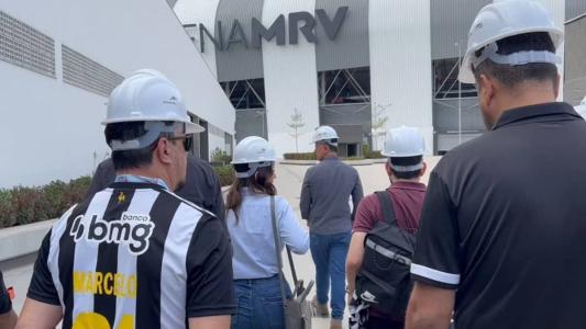 Vereadores de BH visitaram a Arena MRV nesta sexta-feira (16)