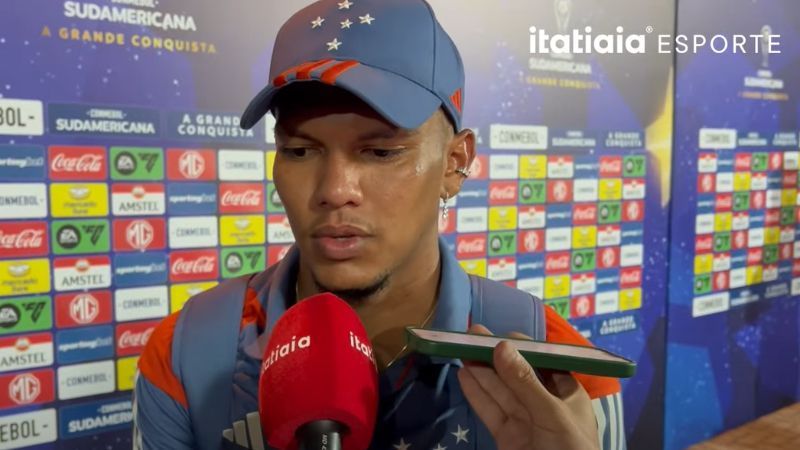 Gabriel Veron, do Cruzeiro, explica gol perdido e projeta sequência na temporada