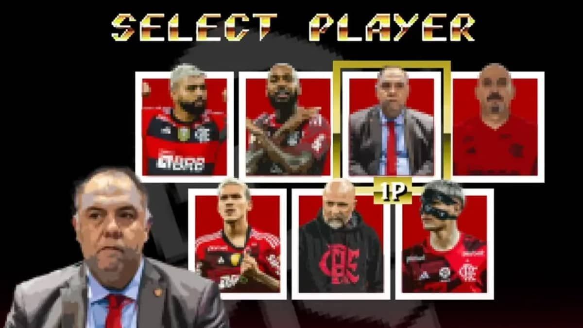 Em ano de brigas no Flamengo, torcedor simula 'Street Fighter' do clube; veja