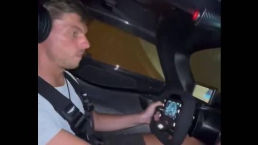 Verstappen foi filmado dirigindo acima do limite de velocidade