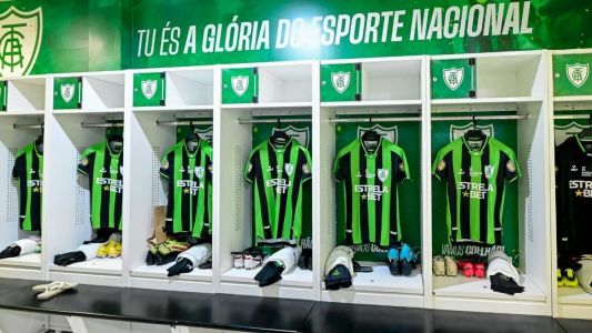 Vestiário do América está pronto para o duelo contra o Democrata-GV