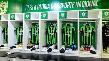 Vestiário do América está pronto para o duelo contra o Democrata-GV