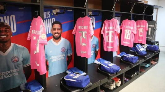 Vestiário do Bahia pronto para receber o elenco
